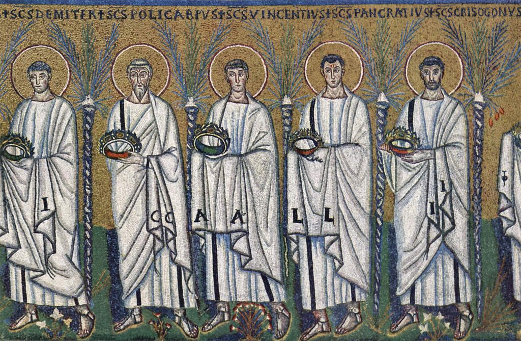 I santi nel mosaico di Ravenna